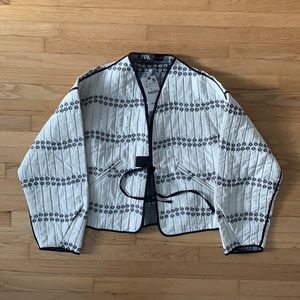 BRAND NEW ZARA JACQUARD JACKET